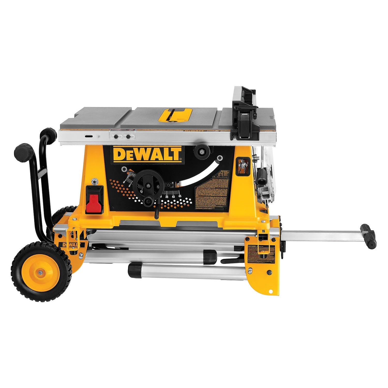DEWALT DW744XRS 10inch Job Site Table Saw with Rolling Stand