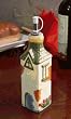 Lorenzo Import CO217 Oil Bottle Village Scene