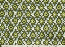 By The Yard Gypsy Breeze Olive Quilt Cotton Fabric