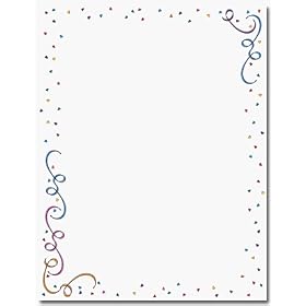 Masterpiece Party Elements Letterhead - 8.5 x 11 - 25 Sheets by Masterpiece Studios