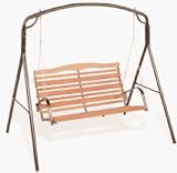 Flat Bottom 4ft. Oak Porch Swing
