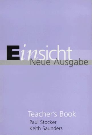 Einsicht Neue Ausgabe: Teachers' Book