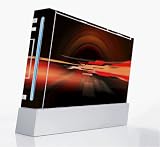 Factory Outlet Abstract Red Decorative Protector Skin Decal Sticker for Nintendo Wii Console