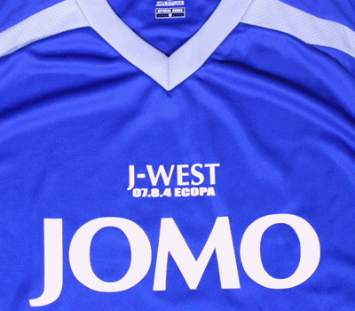 FLAGS TOWN2007JOMOオールスターJ-WESTジュニアコンフィットシャツ（加地亮）