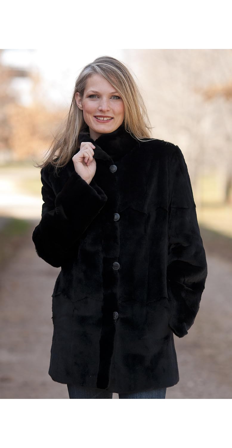 Women's Celine Reversible Sheared Mink Fur Coat
