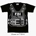 Black FBI Flak Jacket - Tuxedos Premium T-Shirt