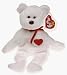Ty Beanie Babies - Valentino the White Bear Retired.