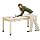Diversified Woodcraft PT-72P Solid Maple Wood Plain Planning Desk with Dovetailed Drawers, 72" Width x 30" Height x 30" Depth