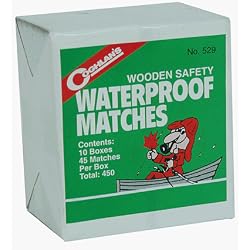 COGHLANS WATERPROOF MATCHES (10 Pack)