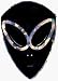 Black Foil Alien - Sticker / Decal