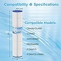 POOLNEAT Jandy CL460 Pool Filter Cartridge Replacement 