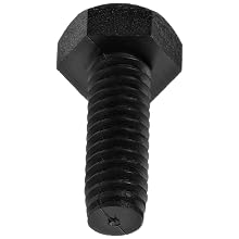 Nylon 6/6 Hex Bolt, Metric, Hex Head, Metric Threads, M2-0.4 Thread Size, 10mm Length, Fully Threaded, Made In US, Pack Of 100