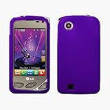 Purple Silicone Case / Skin / Cover for LG Chocolate Touch VX8575 / VX-8575 ....