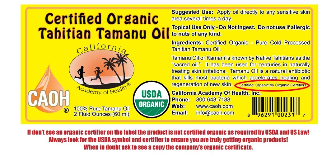 Amazon.com : Tamanu Oil - 100% Pure Certified Organic Tahitian ... Amazon.com : Tamanu Oil - 100% Pure Certified Organic Tahitian ...