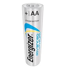 Energizer Advanced Lithium Batteries, AA Size, 2-Count (Pack of 12)