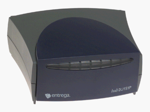 Entrega HUB-2U1S1P USB Port Replicator