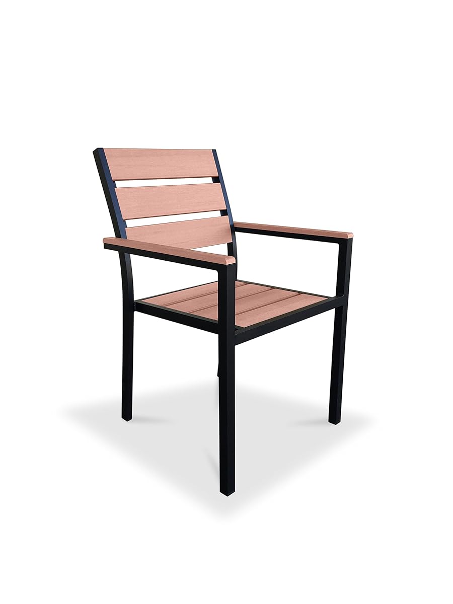 9 Piece EcoWood Extendable Outdoor Patio Dining Set