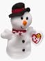 Ty Snowball Snowman Beanie Baby