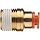 SMC KQ2SS PBT One-Touch Tube Fitting with Sealant, Hexagon Socket Head Adapter, Tube OD x NPT Male with Brass Threads