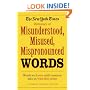 New York Times Dictionary of Misunderstood, Misused, & Mispronounced Words