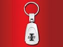University of Illinois - Teardrop Keychain - Laser Engraved