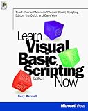 Learn Microsoft Visual Basic Scripting Edition Now Cary Cornell