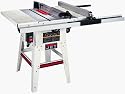 JET 708301K JWTS-10JF 10-Inch Right Tilt 1-1/2 Horsepower Contractor Saw with 30-inch Micro Glide Fence and 2 Steel Extension Wings, 115/230-Volt 1 Phase