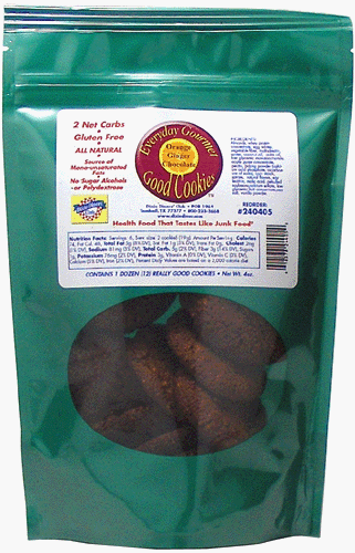 Dixie Carb Counters Orange Ginger Chocolate Everyday Gourmet Good Cookie 4 oz. bag by Dixie Diner