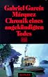 KiWi Taschenb�cher, Nr.39, Chronik eines angek�ndigten Todes