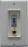  : VGA & Coax Digital Audio Wall Plate
