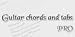 Guitar chords and tabs PRO