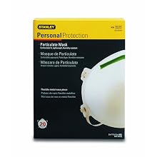 Stanley RST-64003 Safe-T-Fit Plus N95 Disposable Respirator, Box of 20