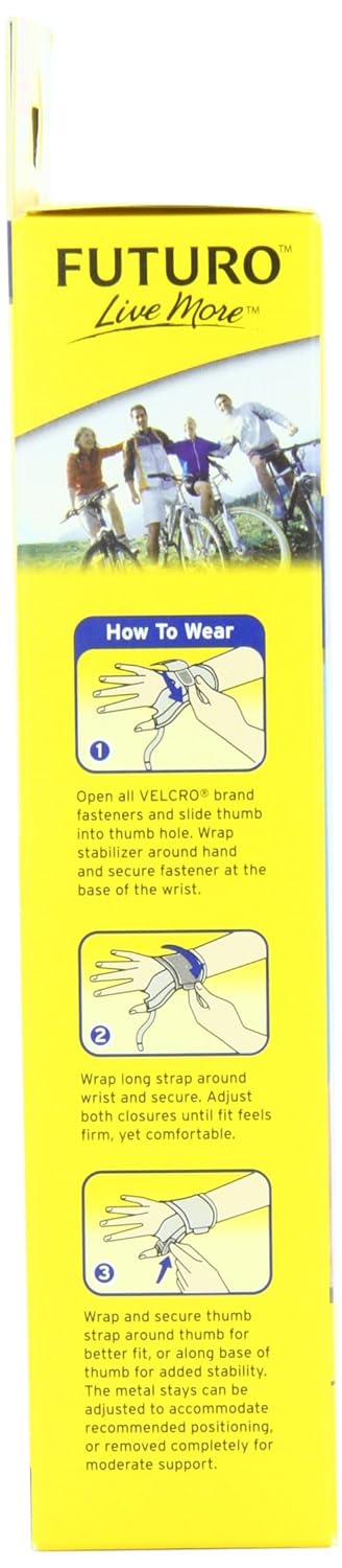 Amazon.com: Futuro Deluxe Thumb Stabilizer, Small/Medium: Health ... Amazon.com: Futuro Deluxe Thumb Stabilizer, Small/Medium: Health ...