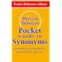 Merriam-Webster's Pocket Guide to Synonyms (Pocket Reference Library)