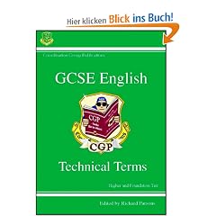 GCSE English Technical Terms Study Guide: Technical Terms - Higher and Foundation Pt. 1 & 2