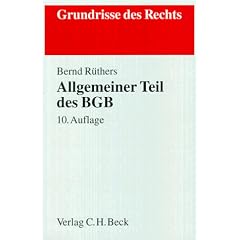 Allgemeiner Teil des BGB