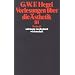 Werke in 20 B�nden mit Registerband: 15: Vorlesungen �ber die �sthetik III: BD 15 (suhrkamp taschenbuch wissenschaft)