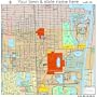 Street & Road Map of Hallandale, Florida FL - Printed poster size wall atlas of your home town