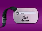 University of Florida - Metal Luggage Tag - Laser Engraved