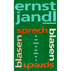 Werke in 10 B�nden: Poetische Werke, 10 Bde., Bd.3, Sprechblasen & Verstreute Gedichte 3: Bd 3