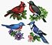 Songbird Cutouts (4/pkg)