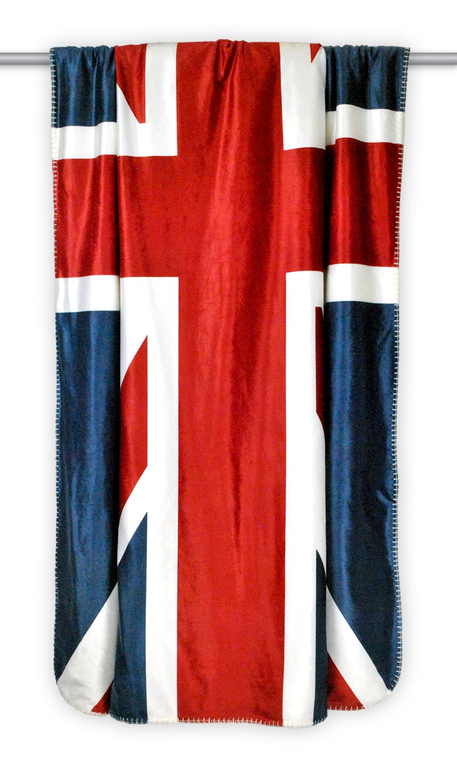 Reversible Ultra Plush Sherpa Union Jack Throw Blanket 50 inches x 60 inches