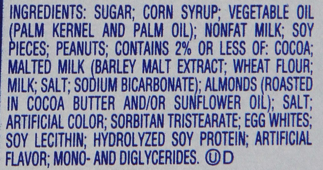 Amazon.com : Zero Candy Bar, 1.85-Ounce Packages (Pack of 24 ...