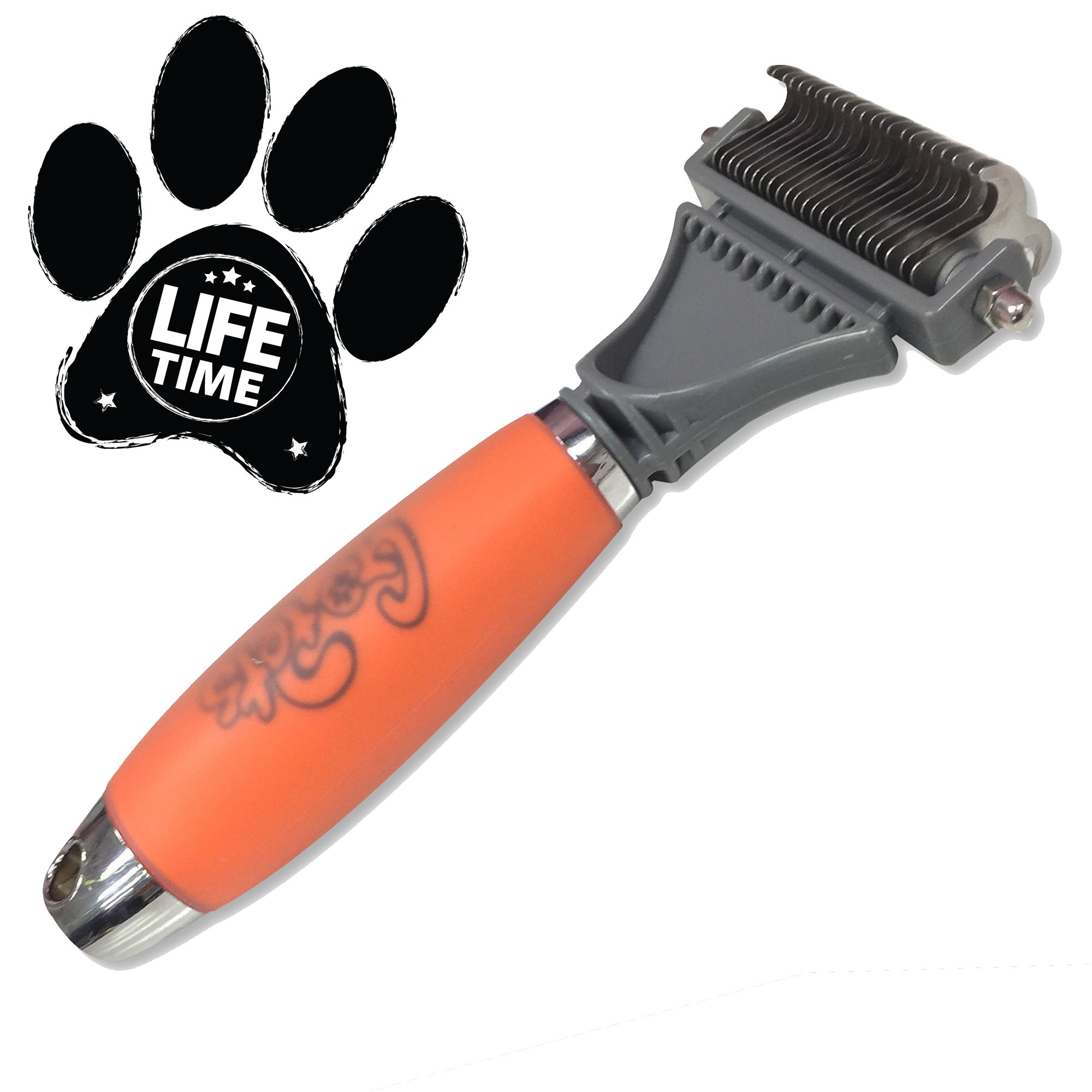 Gopets Dematting Comb With 2 Sided Professional Grooming Rake For Cats