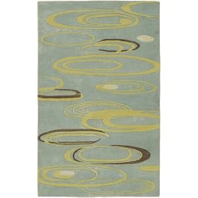 Lilly Pad Rug - Spa Blue (8x11')
