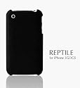 iPhoneScout Design Cover Reptile handytasche für iPhone 3G/3GS schwarz