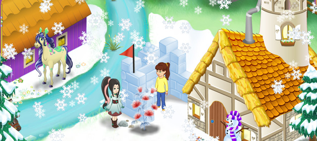 Make it snow in Bella Sara Adventures at BellaSar.com