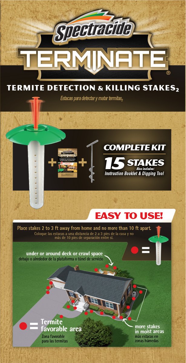 Amazon.com : Spectracide Terminate Termite Detection and Killing ...