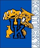 Kentucky Wildcats NCAA Licensed 50 x 60 Stripes Raschel Throw Blanket