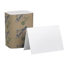 EasyNap 32002 9.85" Length, 6.50" Width Embossed Dispenser Napkin (Case of 6,000)